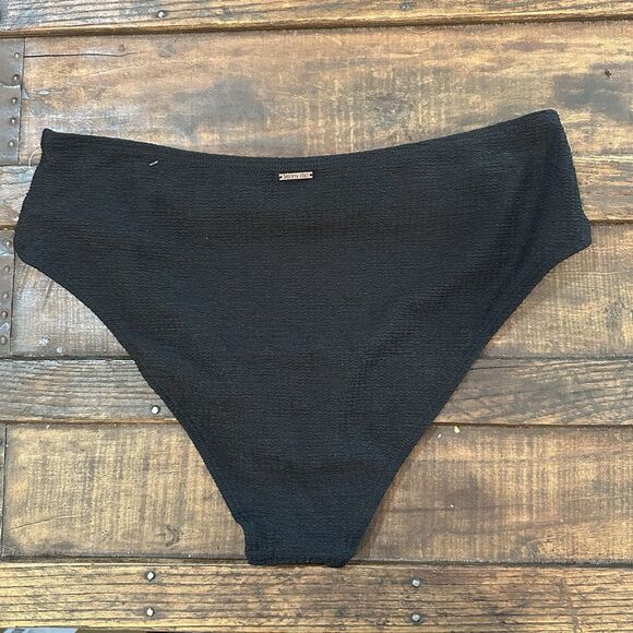 Skinny Dip by Melissa Black Bikini Bottoms High Rise High Waist Women’s Large - Picture 3 of 5